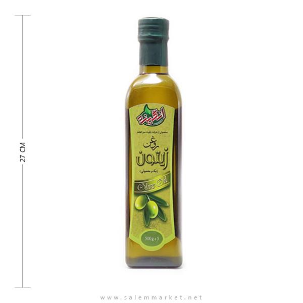 روغن زیتون بکر احیای سلامت نیم لیتر